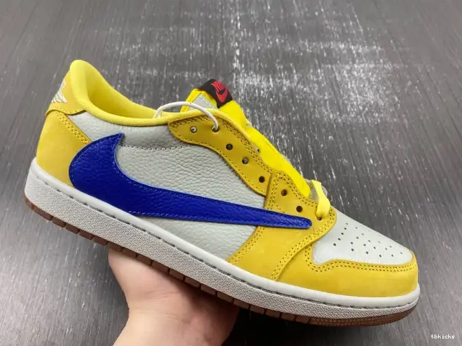 Rep TBK Canary Air OG 1 Travis DZ4137-700 x Low Scott Jordan 0501